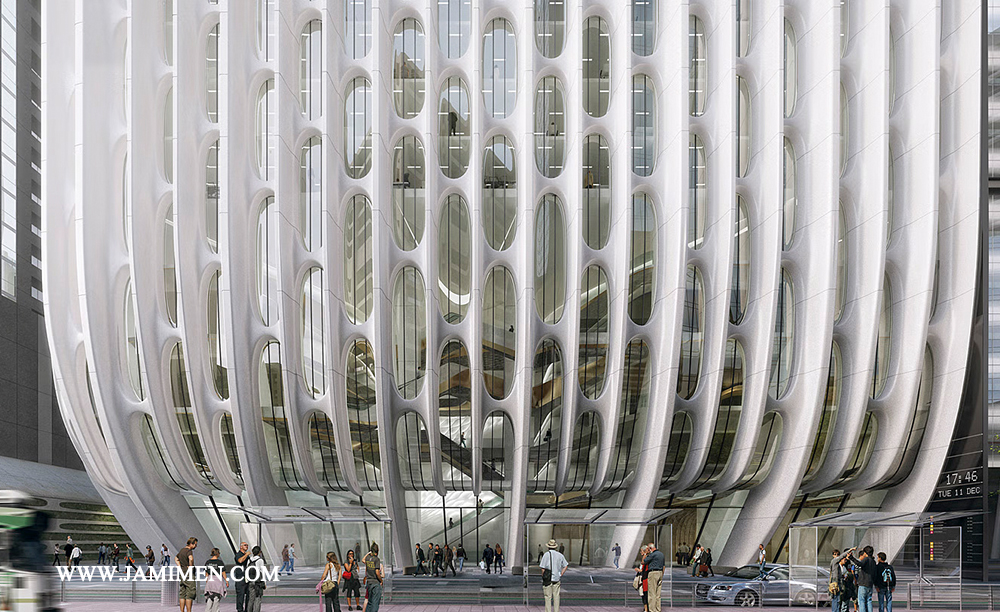 شیشه نمای ساختمان