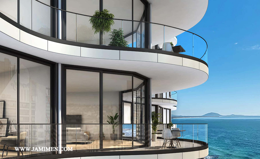 شیشه نمای ساختمان