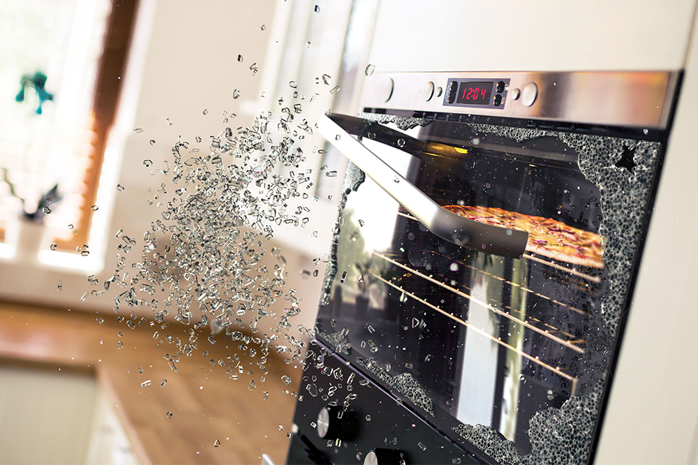 Broken-glass-built-in-oven