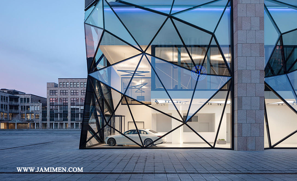 شیشه نمای ساختمان