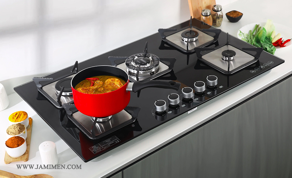 jamimen cam masa üstü gaz ocağı