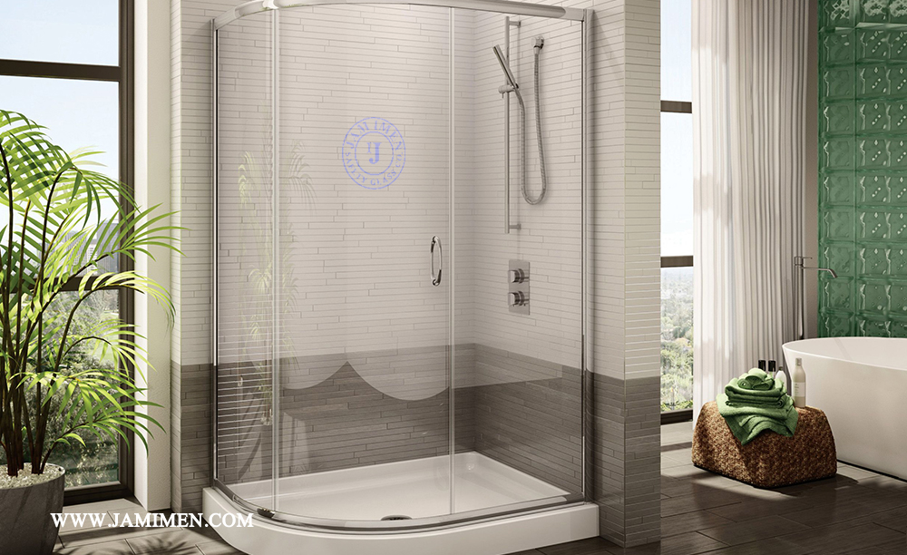 شیشه خم کابین دوش