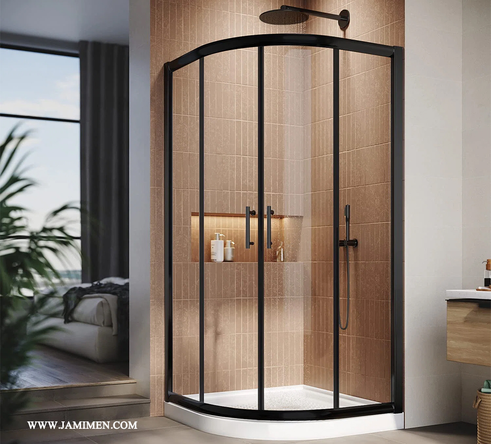 jamimen safety tempered shower cabin glass
